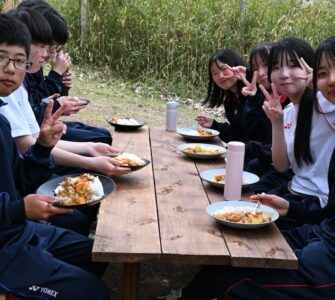 林野高校　上山フィールドワーク